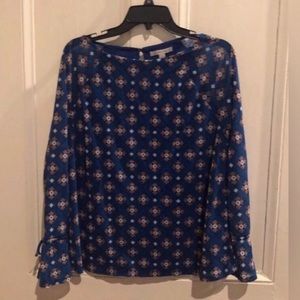 Beautiful Blue Blouse Size Large